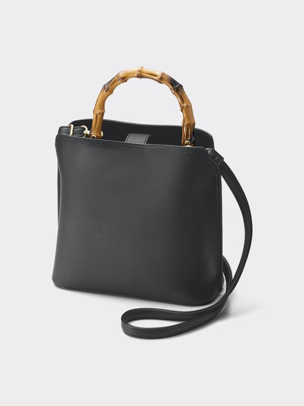 バンブーハンドルバッグ+E