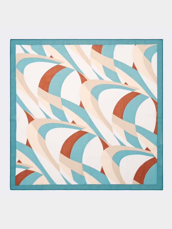 幾何学スカーフ