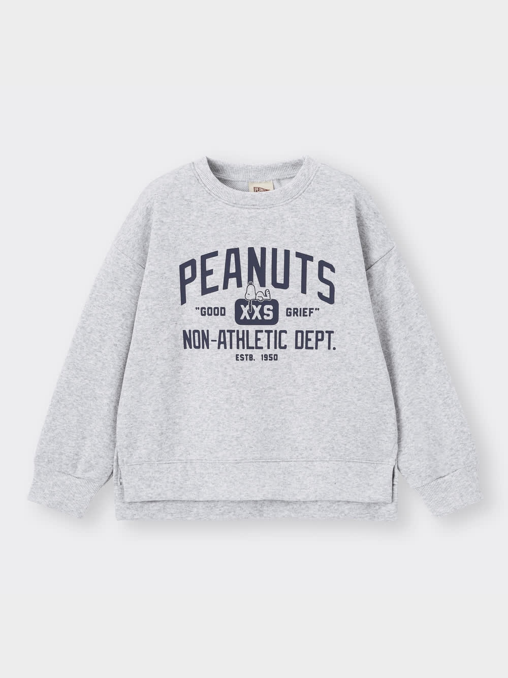 夢ページ GU公式 | KIDS(男女兼用)ドライスウェットプルオーバー(長袖) Peanuts 1