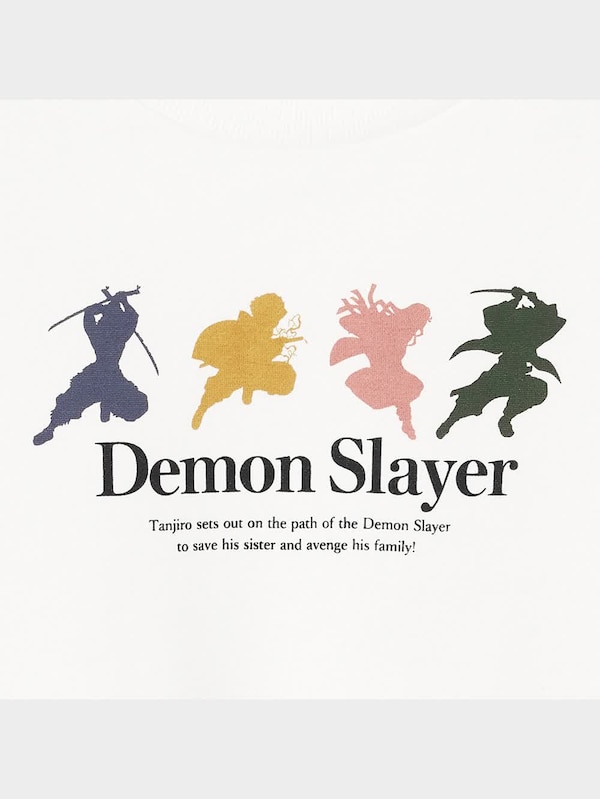 KIDS(男女兼用)スウェットプルオーバー Demon Slayer 4+X