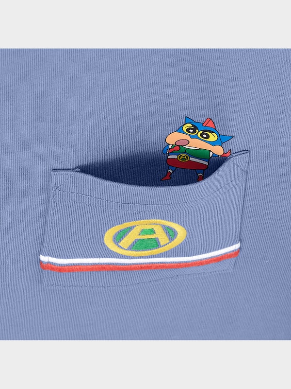 KIDS(男女兼用)グラフィックT(半袖) CRAYON SHINCHAN 2+X