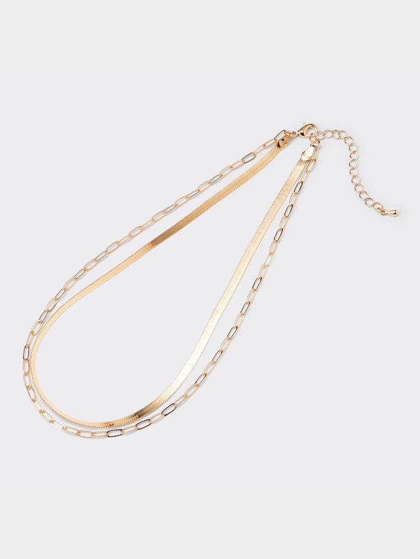 スネークチェーンネックレス