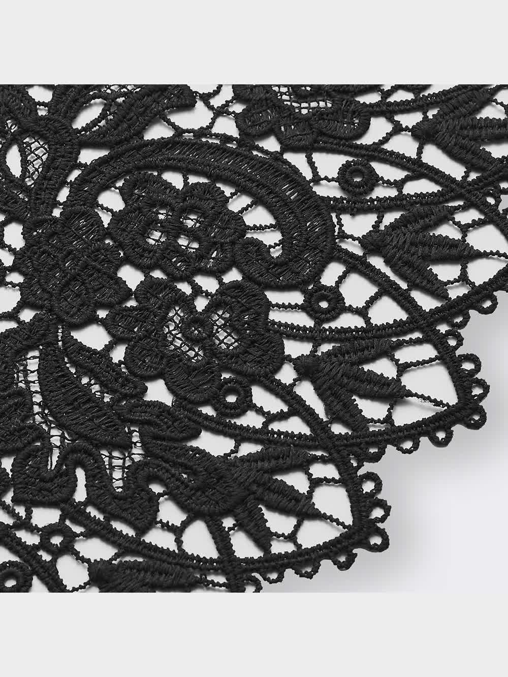 GU公式 | 刺繍レース付け襟