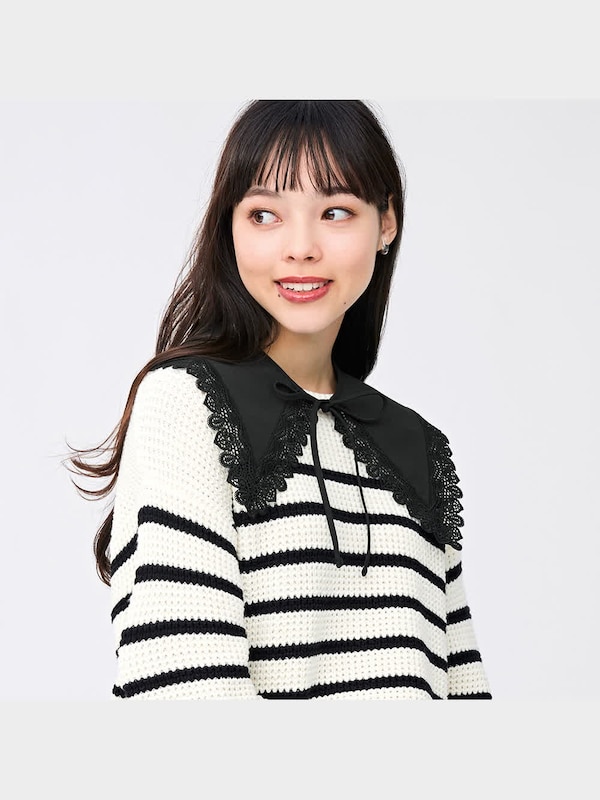 レースコンビネーション付け襟