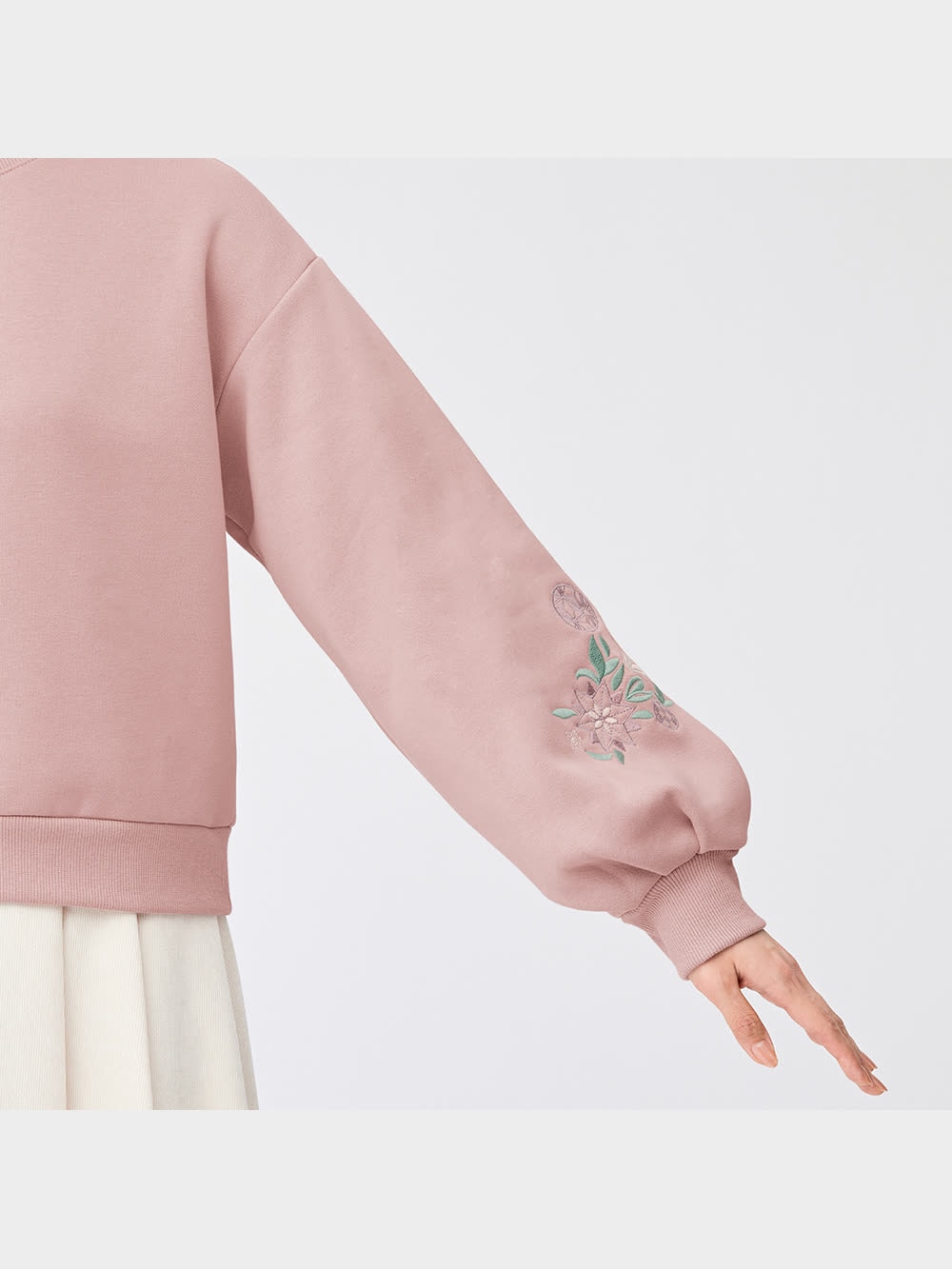 rosymonster スウェット プルオーバー ピンク ピンクオーバー