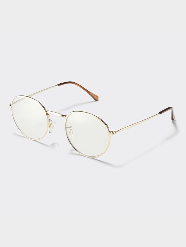 ブルーライトカットメタルファッショングラス