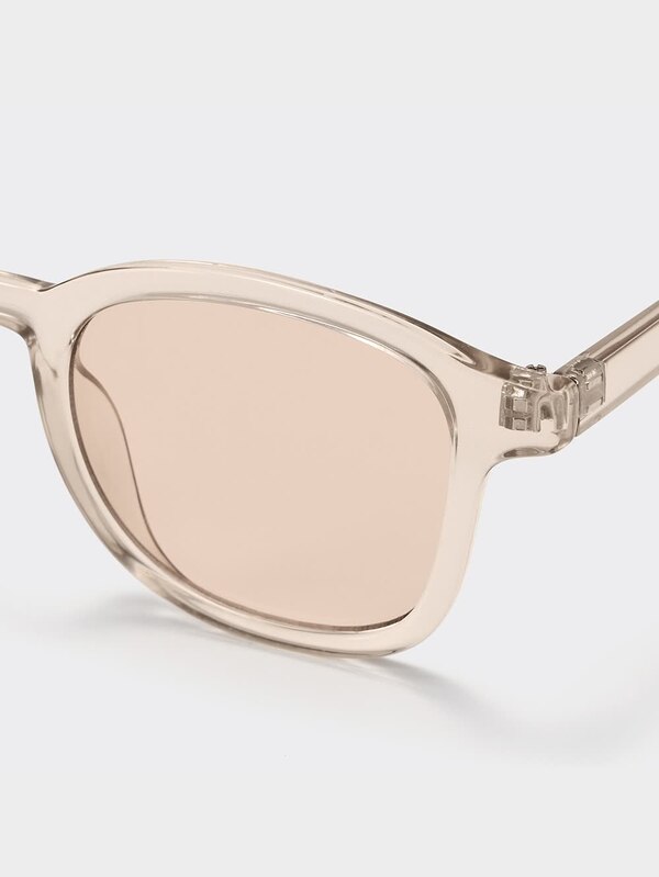 セミスクエアファッショングラス