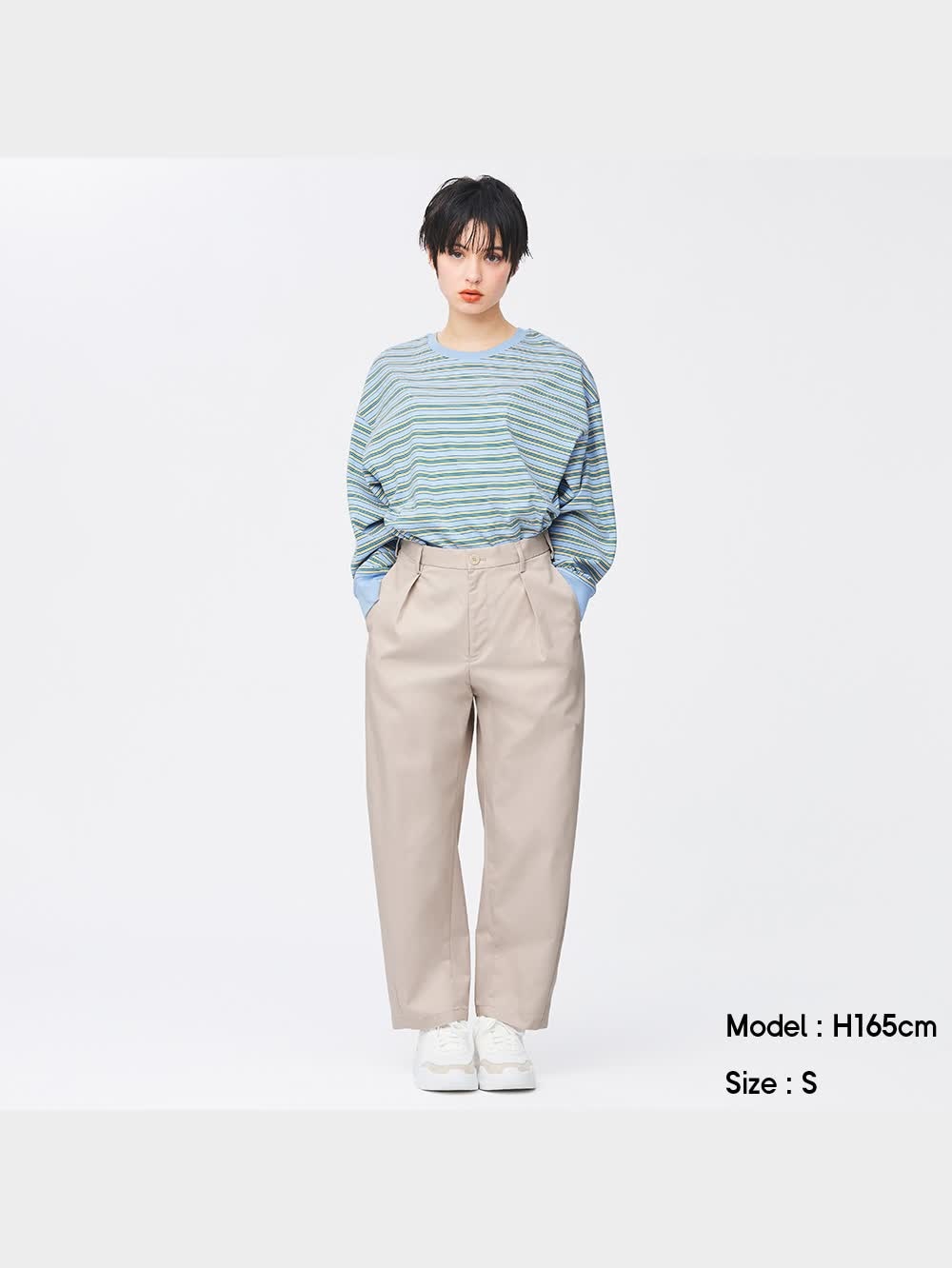 【新品】アタッチメント　タックパンツ セール】マットサテンタックパンツ（その他パンツ）｜STYLEMIXER