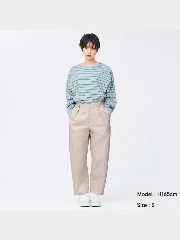 カーブタックパンツ