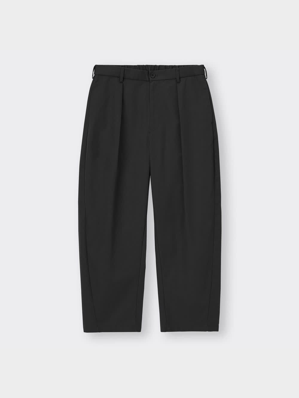 pinue ワイドカーブパンツ　ブラック＊ PINUE】新品未使用！ピヌエワイドカープパンツS(BLACK)