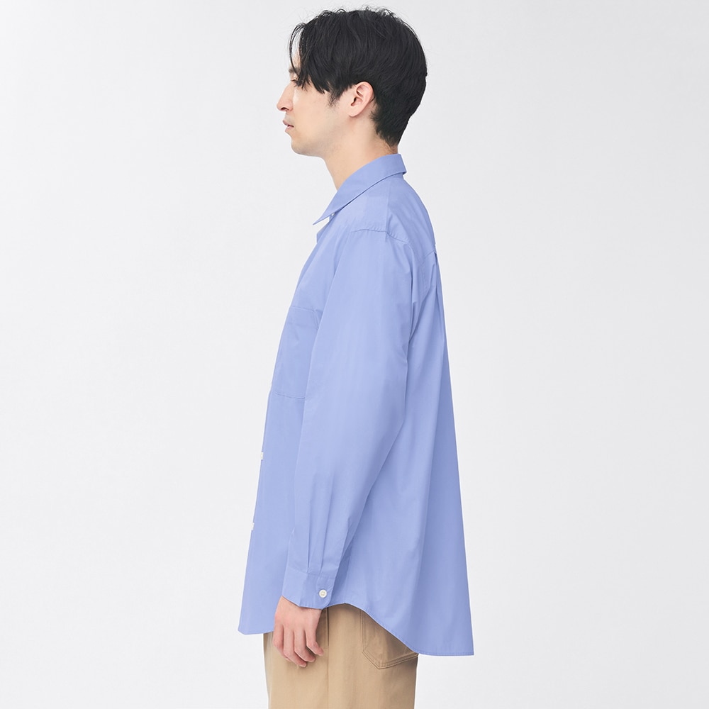 GU公式 | ブロードリラックスフィットシャツ(長袖)