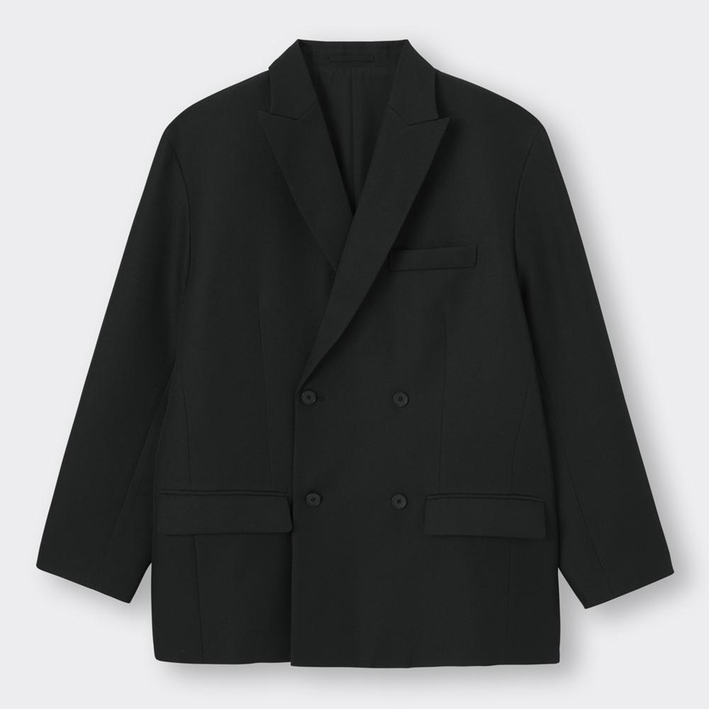 GU公式 | オーバーサイズダブルブレストジャケットNT+E(セットアップ可能) | ファッション通販サイト
