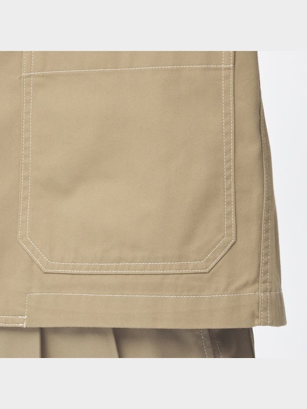 ツイルオーバーサイズジャケットNT+E(セットアップ可能)