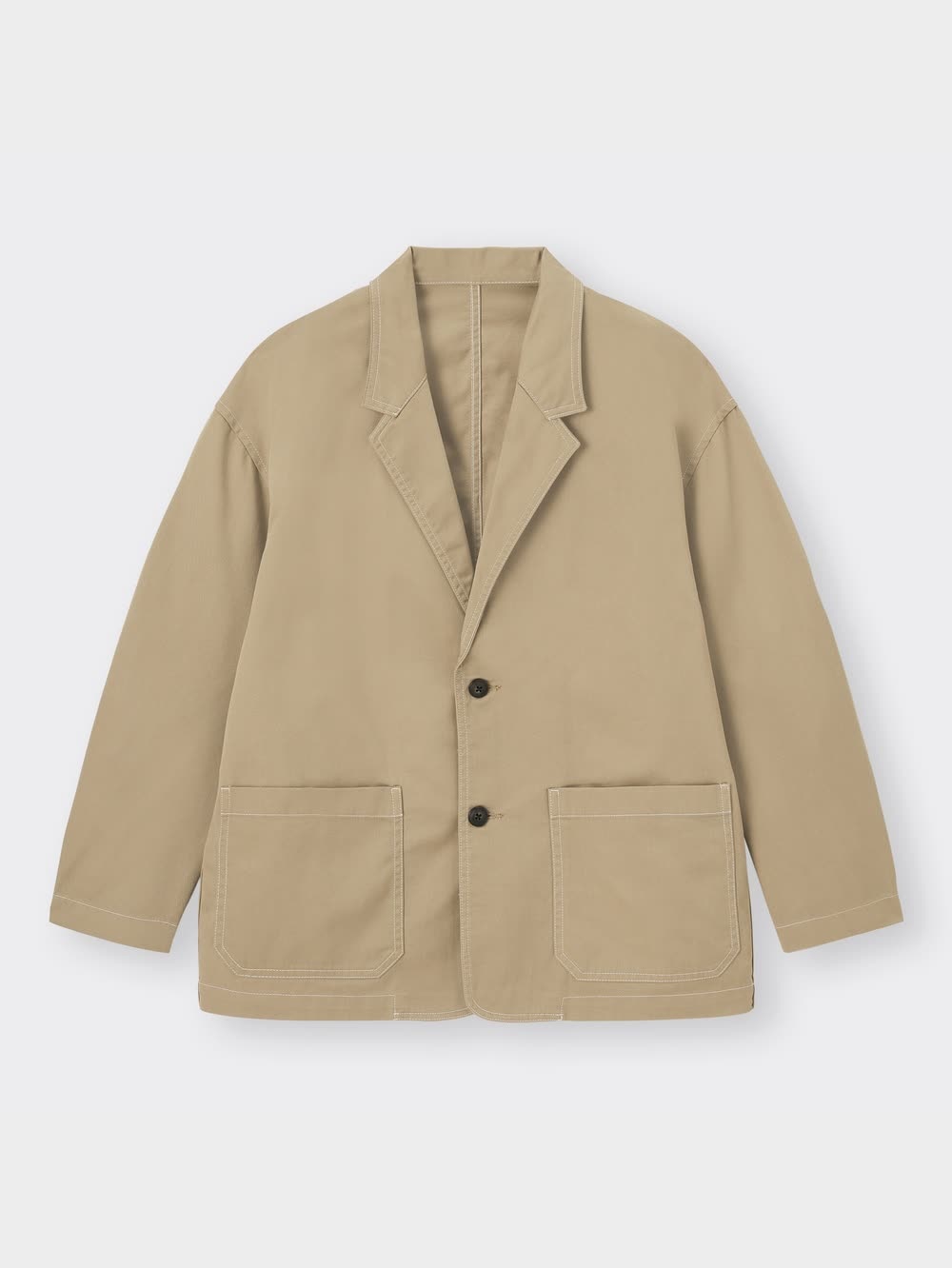 GU公式 | ツイルオーバーサイズジャケットNT+E(セットアップ可能)