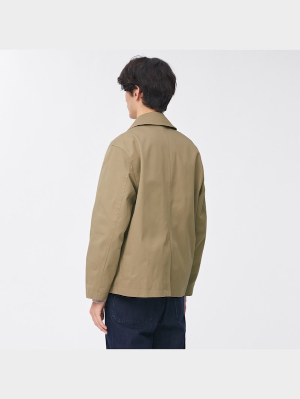 オーバーサイズショートピーコートNT+E