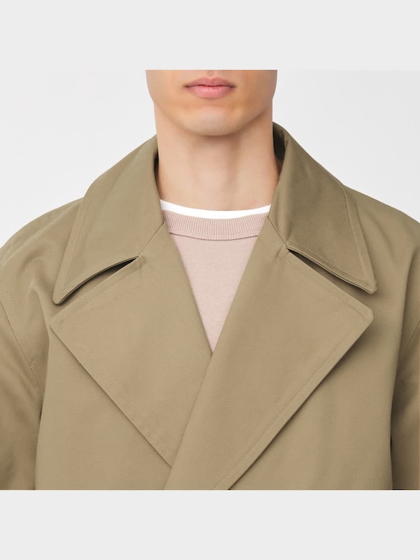 オーバーサイズショートピーコートNT+E