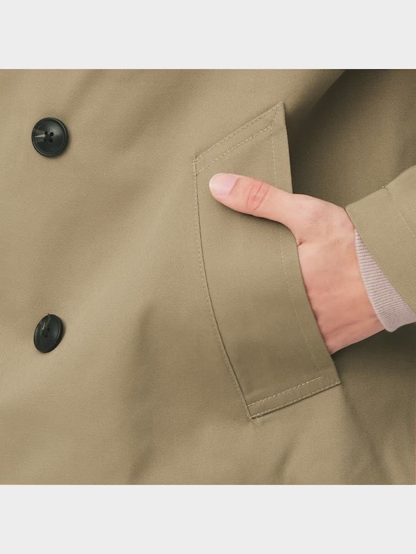 オーバーサイズショートピーコートNT+E