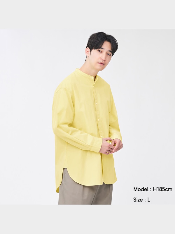 オーバーサイズグランパシャツ(長袖)