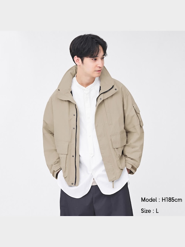 スタンドカラーオーバーサイズブルゾン