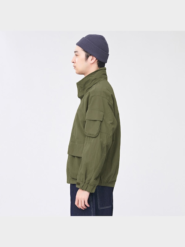 スタンドカラーオーバーサイズブルゾン