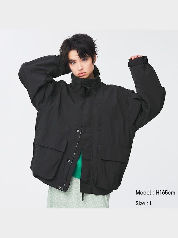 スタンドカラーオーバーサイズブルゾン