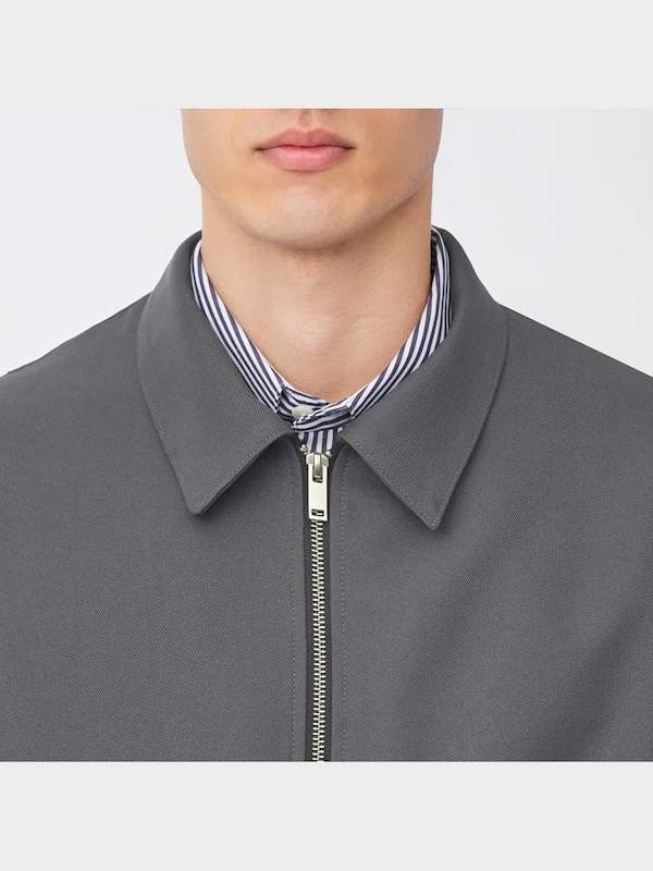 ジップアップリラックスフィットブルゾン(セットアップ可能)