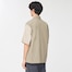 ミリタリーオーバーサイズシャツ(5分袖)(クレイジー)NT+X