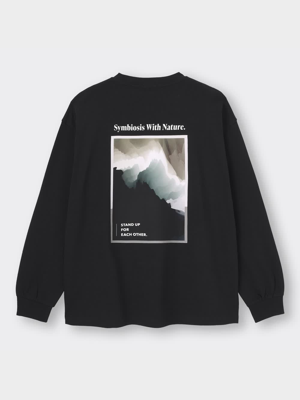 GU公式 | ビッグT(長袖)(グラフィック)