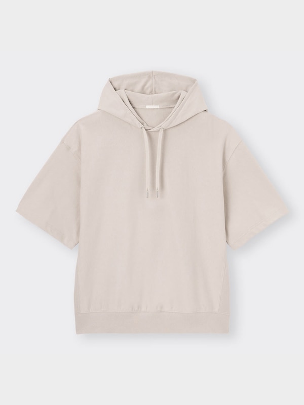 スウェTパーカ(5分袖)