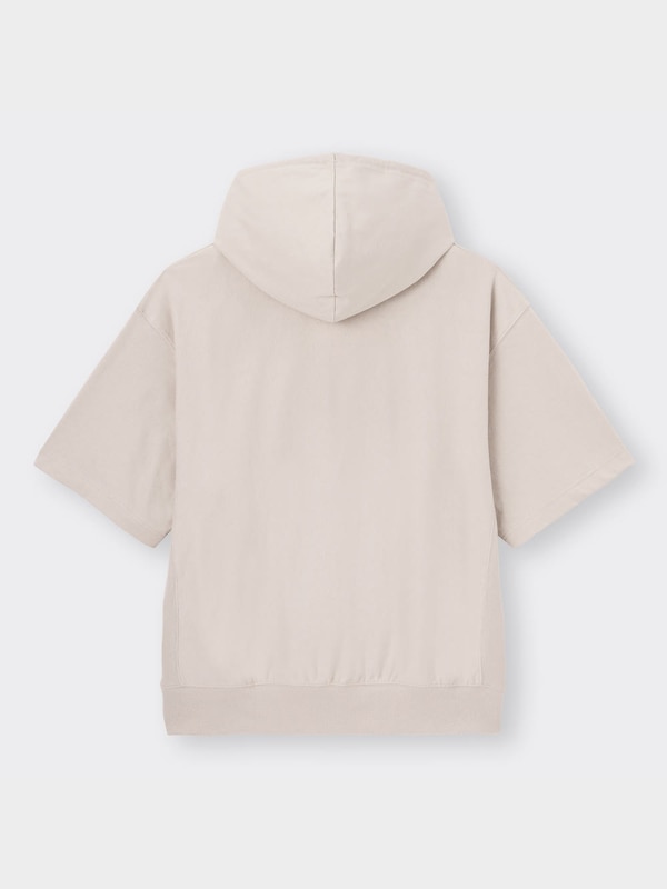 スウェTパーカ(5分袖)