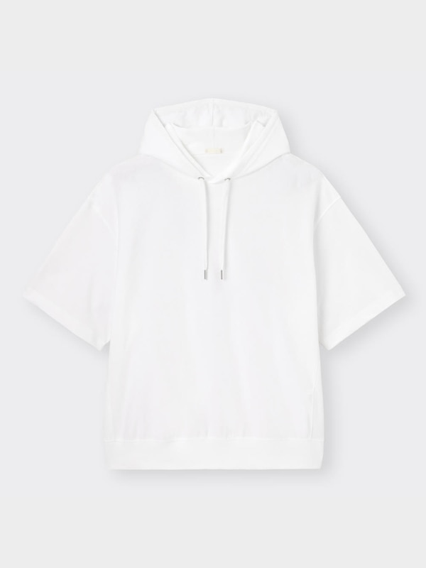 スウェTパーカ(5分袖)