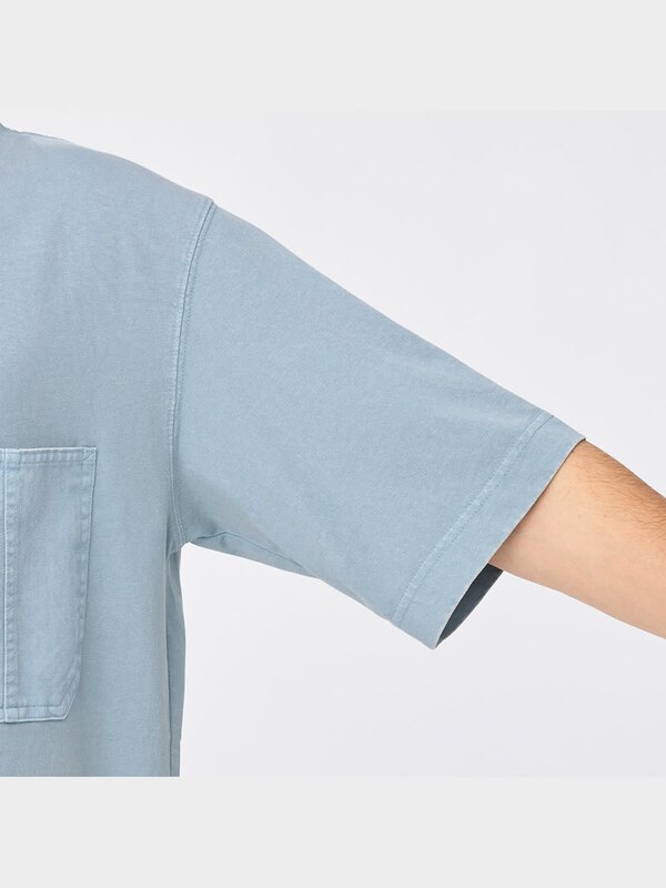 ウォッシュドビッグT(5分袖)NT+EC