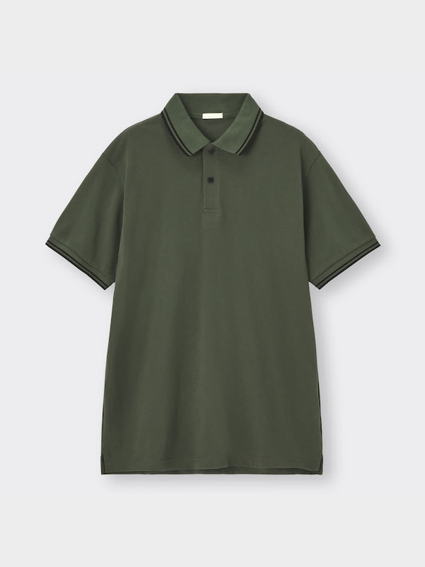 ドライポロシャツ(半袖)(ライン)SWOSB+EC