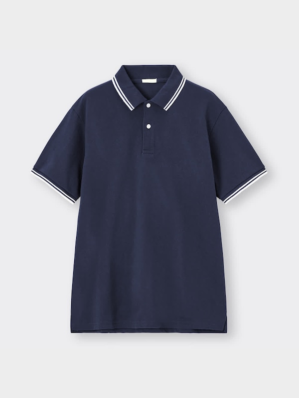 ドライポロシャツ(半袖)(ライン)SWOSB+EC