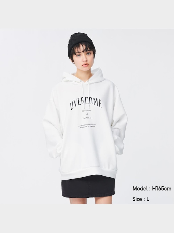 ダブルフェイスビッグパーカ(長袖)(ロゴ)