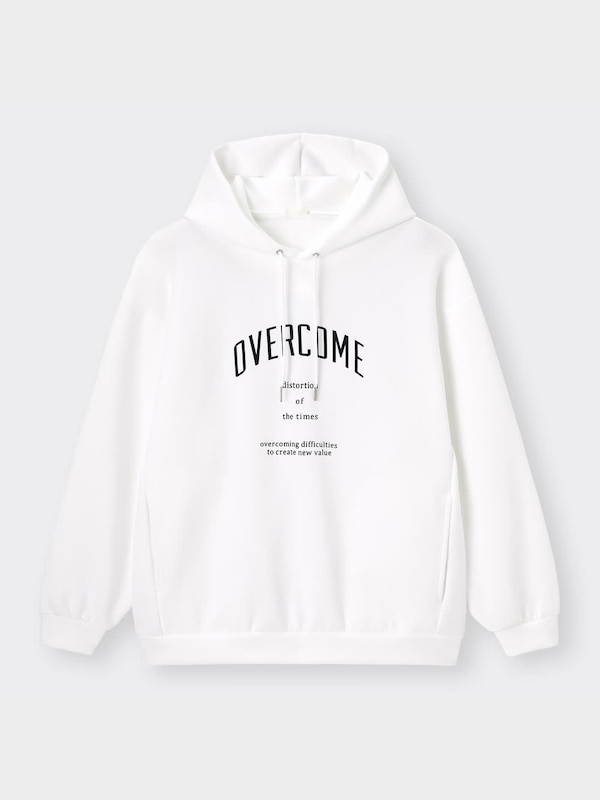 ダブルフェイスビッグパーカ(長袖)(ロゴ)