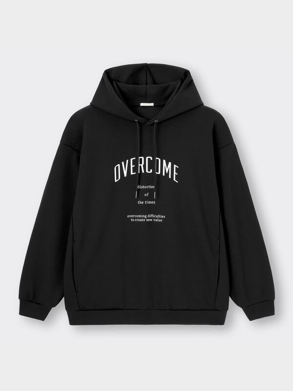 ダブルフェイスビッグパーカ(長袖)(ロゴ)