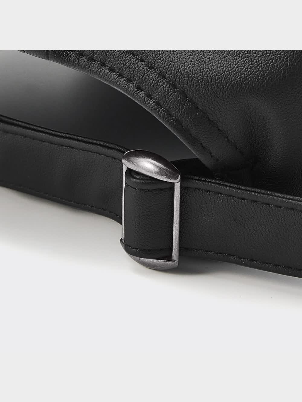 GU公式 | UVカットレザータッチキャップ+E