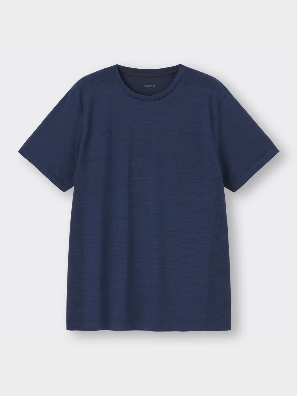 GU公式 | サイドシームレスクルーネックT(半袖)GA