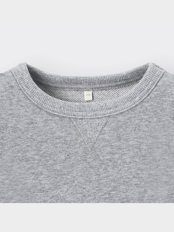 KIDS(男女兼用)クルーネックスウェットプルオーバー(長袖)