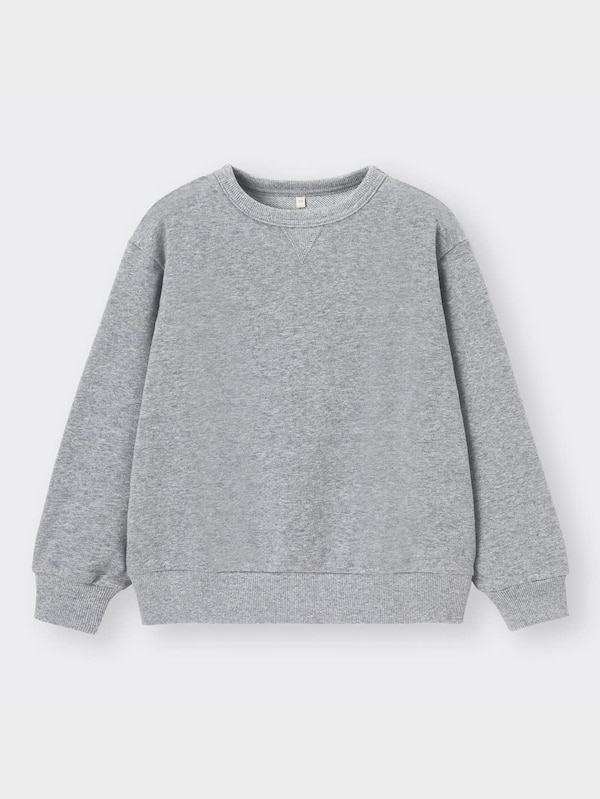 KIDS(男女兼用)クルーネックスウェットプルオーバー(長袖)