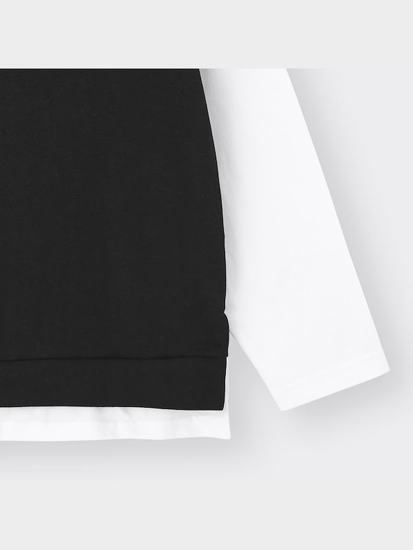 KIDS(男女兼用)ベストレイヤードT(長袖)+X