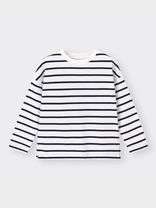 KIDS(男女兼用)ボーダービッグT(長袖)