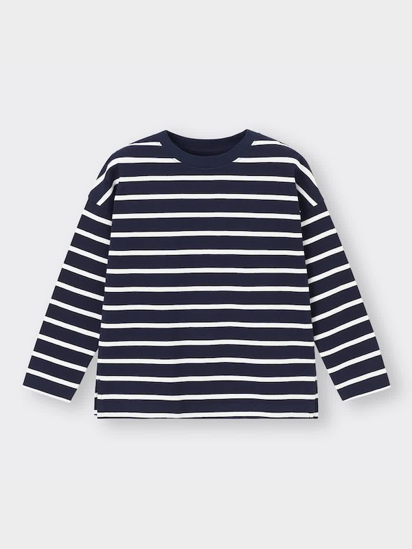 KIDS(男女兼用)ボーダービッグT(長袖)