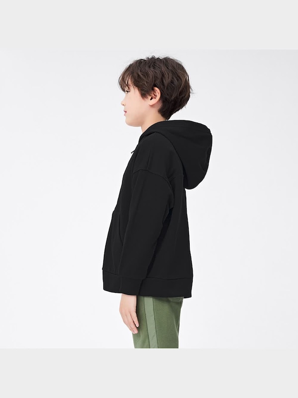 KIDS(男女兼用)スウェットフルジップパーカ(長袖)+E