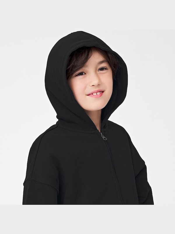 KIDS(男女兼用)スウェットフルジップパーカ(長袖)+E