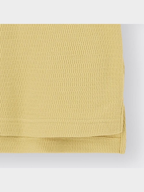 BOYSワッフル布帛コンビネーションビッグT(5分袖)