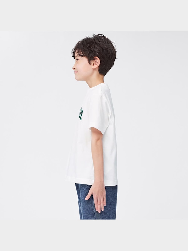KIDSグラフィックT(半袖)(カレッジロゴ)