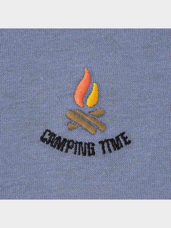 KIDS(男女兼用)グラフィックT(半袖)(キャンプモチーフ)+E