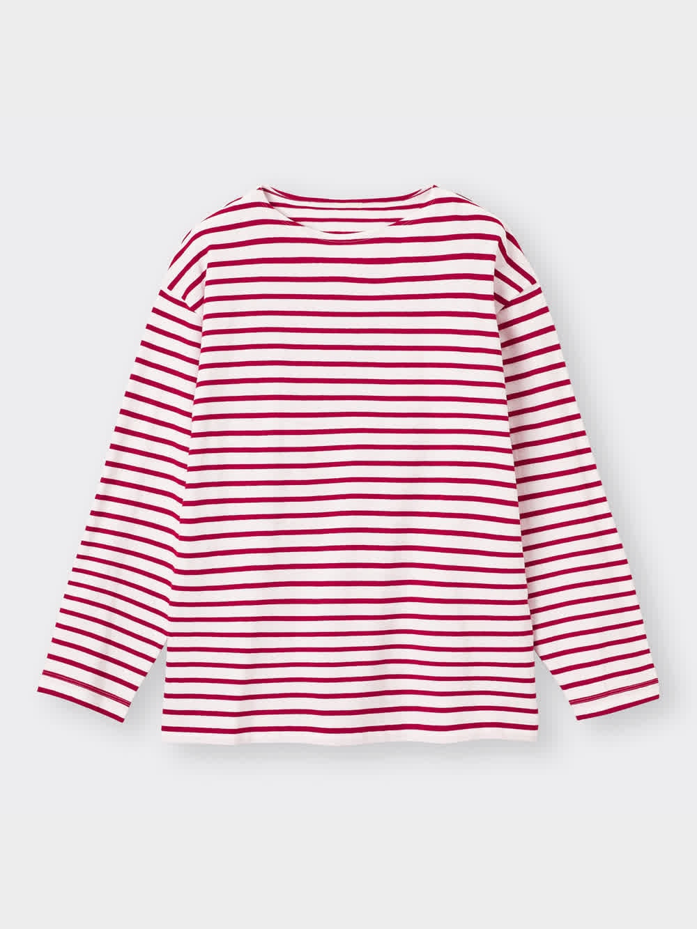 hページ GU公式 | ボーダービッグT(長袖)